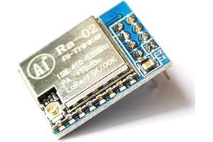 Candeon LoRa Module, Wireless Spread Spectrum Transmission Socket, 433MHz 15KM SX1278 RA-02 Spread Spectrum Wireless Module Spread Spectrum Modulation Transmission Module for Smart Home DIY