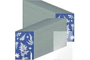 DASING Kit de papier cyanotype 5,9 x 3,9 cm, impression solaire, sensibilité solaire