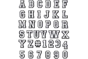 COZEVDNT 37 Piece Number & Letter Shoe Charms - Croc Sandals & Clog Shoes Decorations - Alphabet ABC-Z, Numbers 0-9# - Party Favors & Birthday Gifts
