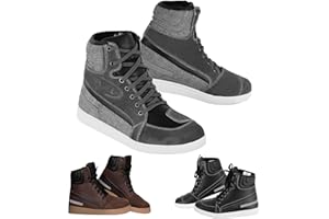 VASTER Motorcycle Men's Rider Shoes Motorbike Leather CE Armour Boots Motorcycle Men Waterproof Shoes Sneaker Fashion