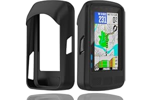 Braleto Coque Compatible avec Wahoo ELEMNT Roam, Housse de Protection en Silicone pour étui de Vélo GPS Résistant Aux Rayures (Black)