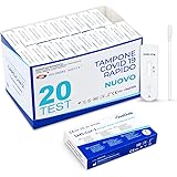 Adeste – 20 scatole test COVID 19 Tamponi Rapidi Nasali. Validato Nuove Varianti Dicembre 2023. Sensibilità 100% a carica vir