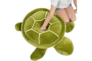Dalmao 50cm Schildkröte Kuscheltier Groß, weiches Kuschelkissen mit Jumbo-Schildkröte, Cartoon Plüschtier Meeresschildkröte, Geschenk für Kinder Geburtstag, Ostern