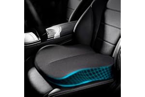 KAYBTNT Coussin Voiture Conducteur, Coussin Orthopédique Siege Rehausseur Voiture Adulte, Portable Coussin de Auto Memoire de Forme, Coussin Coccyx Ergonomique pour Chaise, Bureau, Fauteuil,Noir