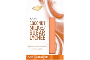 Dove Coconut Milk & Sugar Lychee Beauty Bar whole body bar enriched with plant milk for soft and smooth skin 141 g