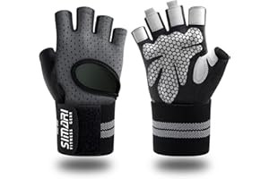 ‎SIMARI SIMARI Trainingshandschuhe Männer Frauen volle Finger Gewichtheben Handschuhe mit Handgelenk Unterstützung für Gym Übung Fitness Training Aufzüge aus SMRG902