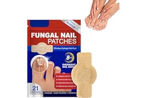 TWINSUN Pilz-Nagel-Patches, Nagelgraben Reparaturpflaster, Spaltnagelreparatur Stärkende Nägel, Zehennagel Korrektur Patch für Beschädigte Nägel und das Erscheinungsbild Verfärbter Nägel (1 Pack)