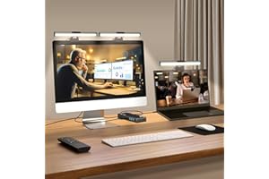 CkeyiN Pro Monitor Lampe, Computer Monitor Light Bar, Monitor Lamp Bar Screen für Home Office, Screenbar LED USB Monitorlampe Bildschirmlampe Lichtleiste,Einstellbare Farbtemperatur Helligkeit