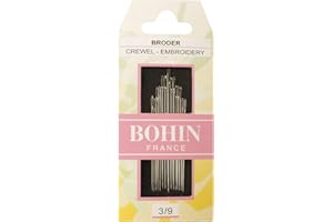 Bohin - Assortment No.3-9 Crewel Needles - 15 Needles