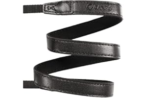 CANPIS Tracolla in pelle fatta a mano Universale 95-135cm Cinghia a tracolla regolabile Vintage pour Fotocamera Nikon Canon Sony Pentax Leica Olympus Fuji