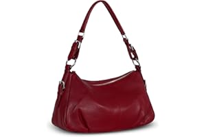 HESHE Leather Purses and Handbags Hobo Shoulder Bags Tote Bag Crossbody Purse Ladies Designer Satchel Bags