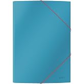 Leitz Cosy Soft Touch Lastik Kilitli Dosya, A4, Mavi