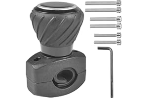 ZeYou Steering Wheel Knob, Universal Car Steering Wheel Knob, Tractor, Removable Steering Aid, 360° Rotating Steering Wheel Knob for Tractors, Cars, Trucks, Boats, Lawnmowers