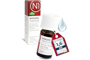 ‎N1 N1 Warzen Tinktur 2ml - Effektiver Warzenentferner [Medizinprodukt] - Einfach anzuwenden & schmerzfrei - Nur 1x pro Woche - Ideales Warzenmittel für Stiel-, Dornwarzen & Gewöhnliche Warzen