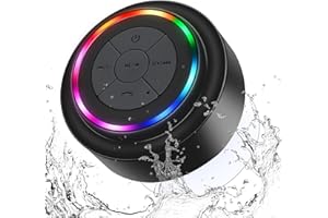 HAISSKY Bluetooth Cassa Altoparlante Impermeabile da Doccia-Wireless Speaker Waterproof Con Microfono Integrato, Altoparlante bluetooth doccia vivavoce-portatile per Casa/Esterno