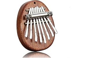 gotyou 8 Teclas Kalimba de Madera Profesional, Piano de Pulgar, Kalimba Portátil, Mbira Madera Maciza Piano de Dedo, Instrumento musical portátil para para niños y adultos principiantes