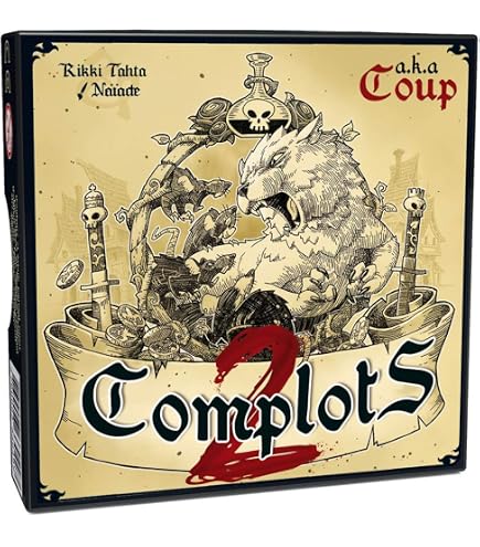 Ferti - Gioco Di Bluff E Strategia 'Complots' (COM002) - Da 2 A 8 Giocatori, 15 Minuti