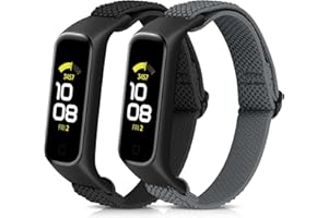Vodtian Elastyczna bransoletka kompatybilna z Samsung Galaxy Fit 2, dla kobiet i mężczyzn, regulowana bransoletka zastępcza, nylonowy pasek do zegarka Galaxy Fit 2