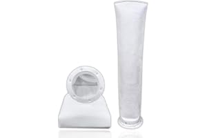 Smart Live 5 Micron Water Filter Bag 4" Diameter x 20" Length Borewell & Overhead Tank Filtration High Capacity Bag Filter for Bore Water, Sand, Dust & Impurity Removal Pack of 1