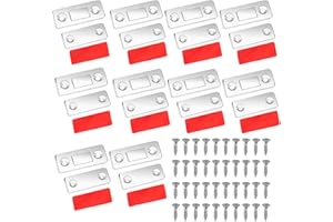 KOSHIFU 8 Pezzi Calamite per Mobili Chiusura Porta Ultra Sottile Chiusure Magnetiche per Mobili Ante Cassetti Armadio Chiusure Cucina Calamite Adesive per Ante Mobili