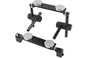 SHARE GOO 1Set ShareGoo RC Magnetic Body Post Stealth Invisible Body Shell Mount Column Kit Compatible with HSP Sakura D3 XIS Himoto HPI Tamiya TT-01 TT-02 1/10 RC Touring Car Drift Car (Black)