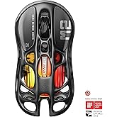 GravaStar Mercury M2 Oyun Faresi - 26.000 DPI Optik Sens&ouml;rl&uuml; MMO Bilgisayar Oyun Faresi - 78g Hafif İ&ccedil;i Boş Tasarım - 5 Progr