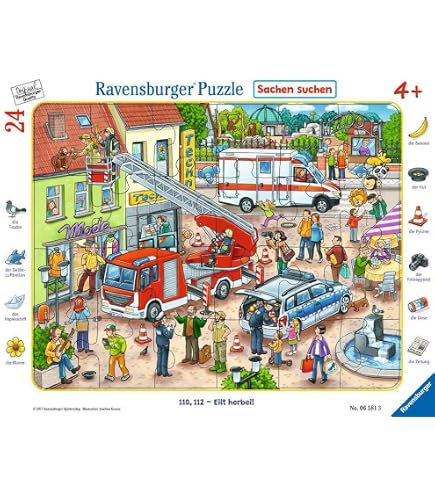 RAVENSBURGER PUZZLE- Ravensburger 05662-Puzzle Cornice, 24 Pezzi, per