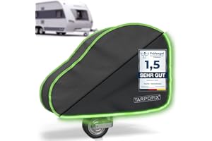 ‎TARPOFIX Tarpofix® Deichselabdeckung Wohnwagen | Abdeckung Anhängerkupplung mit Doppel-Klickverschluss | Deichselhaube Anhänger Wasserdicht | Universal Abdeckung Anhängerdeichsel | Deichselschutzhaube PKW