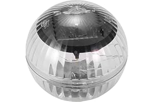 NIKTULE Solar Floating Pond Light Waterproof Pool Lighting with 7 Colours Changing Home Decor - Ball Shape LED Colour Changing Energy Saving Night Lamp for Garden Yard Swimming Pool Fountain Aquarium