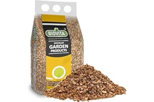 BIOVITA DECORATIVE STONES & GARDEN MINERALS Vermiculite 5L - pH neutro, ideale per la germinazione, la crescita di piante, funghi e terrari - Vermiculite Horticultural fine