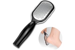 Redreo Pilnik do zrogowaciałego naskórka, stal nierdzewna, pilnik do usuwania zrogowaciałego naskórka, do pedicure, pielęgnacji stóp