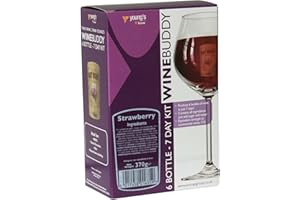 Winebuddy Strawberry Fruit Wine Kit - 6 Bottles in 7 Days - Young's Home Brew