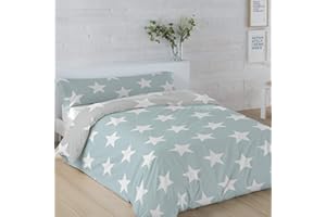 SEDALINNE - Funda nórdica Reversible North. Cama 90 cm. Agua