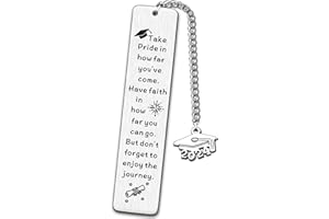 JMIMO 2024 Graduation Gifts for Her Him Inspirational Gift Bookmark for Women Men Her Him Sister Daughter Son Girlfriend Boyfriend Encouragement Bookmarks Book Lover Gifts