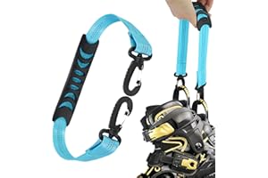 Libetter Ski Boots Carrier Strap,Ski and Snowboard Boot Carrier Straps - Easy Carry Ski Boot Straps for Adult & Youth, Ski Snow Winter Gear Accessory