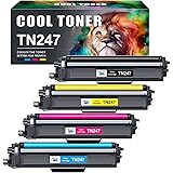 Cool Toner Compatible TN-243CMYK Toner Value Pack for Brother TN247 TN-247 TN243 DCP-L3550CDW DCP-L3510CDW HL-L3210CW MFC-L37
