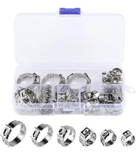 Boltza O-Clips Edelstahl 9,6–11,3 Mm – 10 Stück, Einzelohr-Schlauchschellen | Rostfrei, Für Schläuche & Rohre