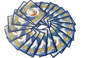 100 blandade Pokémon-samlarkort med 7 bonusfria Holo-folier