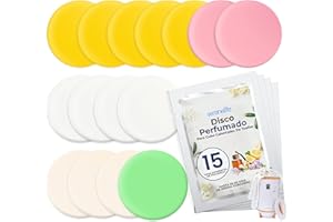 SereneLife discos aromaticos, Perfumados, 15 fragancias para calentador de toallas