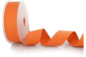 Trimz Cotton Webbing – Orange – 30mm x 5m