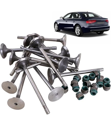 Lot De 8 Soupapes D'Échappement ATEC Germany - Longueur 107,5 Mm, Tige 5,5 Mm - Compatible Renault, Dacia, Nissan - Réf. 7701473354 Etc. - 7
