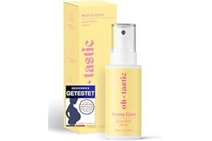 ‎OHTASTIC Regenerationsspray nach Geburt fürs Wochenbett – Kühlendes Recovery Spray zur Pflege von Damm & Kaiserschnittnarbe, Anwendbar auf Wochenbett Binden - ohtastic (75ml)