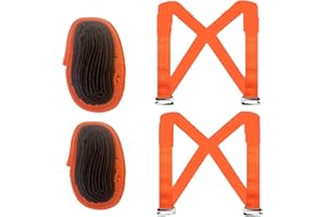 YIPUETERNITY Paquete de 2 correas de elevación para mudanzas, correas ajustables para muebles, correas de transporte de hombro para 2 personas, cinturones de movimiento y manejo para colchón, objetos pesados