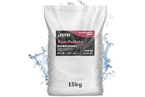 KOIPON Pon-Pellets 6mm 15 kg, Fischfutter für Teichfische, Ganzjahresfutter schwimmend, Teichfutter, als Koifutter und Goldfischfutter geeignet