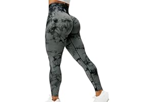 ZAAYO Sport Leggings for Women High Waist Gym Leggings Seamless Scrunch Butt Leggings for Yoga Gym Workout Fitness