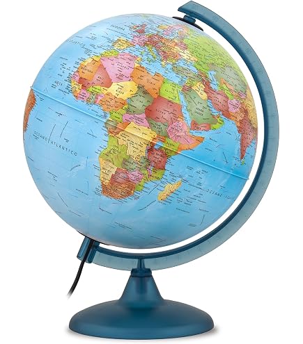 Tecnodidattica Mappamondo Mini Politico 16 cm