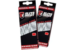 Elite Hockey Prolace Waxed Hockey Skate Laces - Set of 2 Pairs