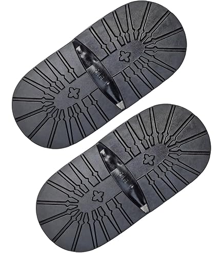 HEEPDD Handmatige reparatie van natuurrubberschoenen Antislipzool Stille leren schoenenreparatie (zwart