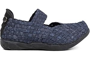 B M BERNIE MEV NEW YORK Kid's Cuddly K Mary Jane Flat - Una Balerina Plana, con Planta de Memory Foam, Suela Ultra Ligero, Lavable en Lavadora en Agua Fria