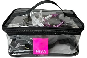 Iniya Wanibox | Kit Coiffeur Lissage Brésilien | Accessoires Lissage Brésilien | Pinceau, Pinces, Bol, Peigne à Queue Carbone, Peigne Gant Latex, Pinces Sépare-meches, Cache-oreilles, Peigne Démêloir